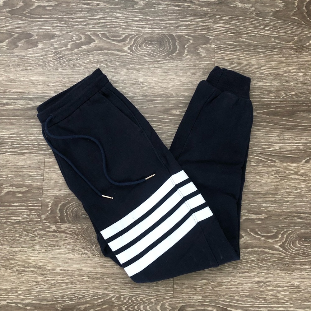 Thom Browne ‘Engineered’ Navy Sweatpants